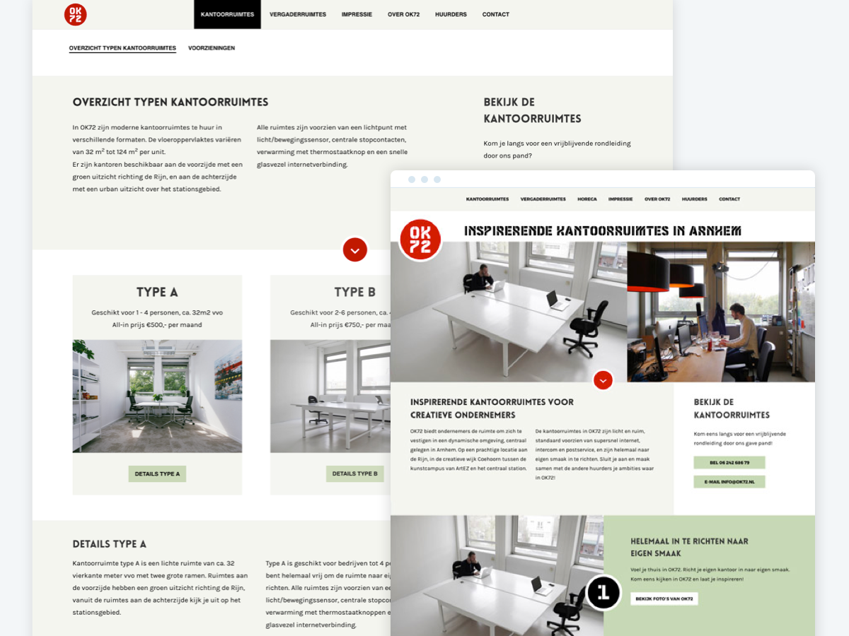 WordPress website OK72