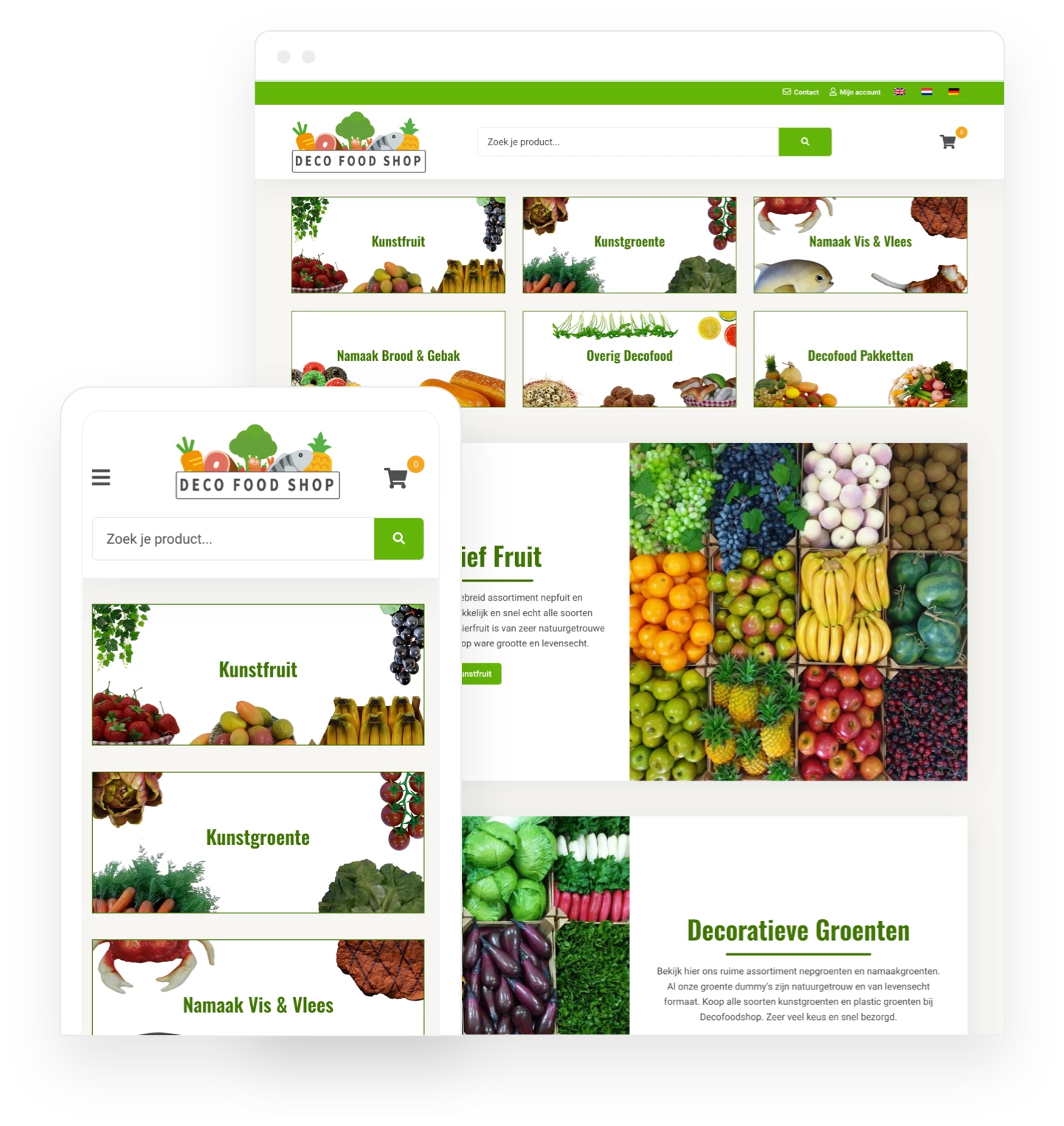 decofood wp site